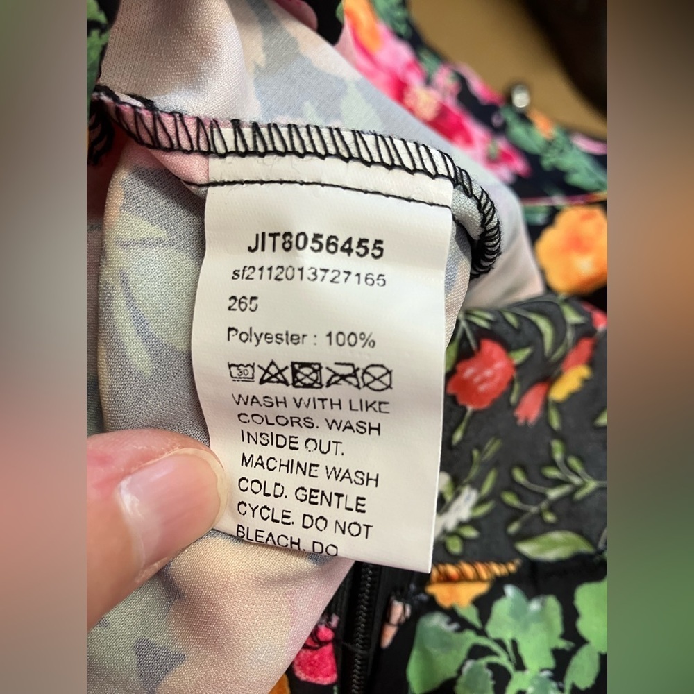 SHEIN Vibrant Floral Midi Skirt - Picture 4 of 5